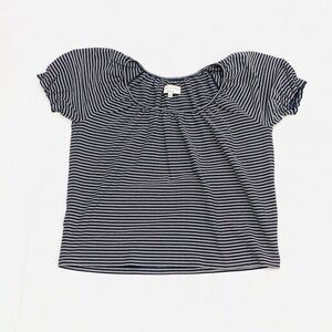 NWOT Madewell Texture & Thread Peasant Top in Stripe